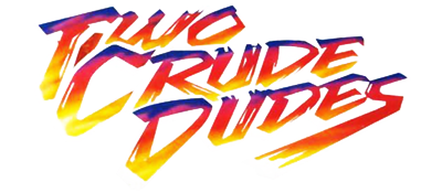 Two Crude Dudes logo for Sega Genesis